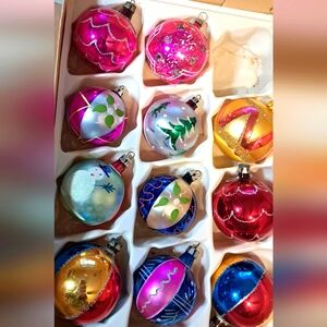 Vintage christmas ornaments